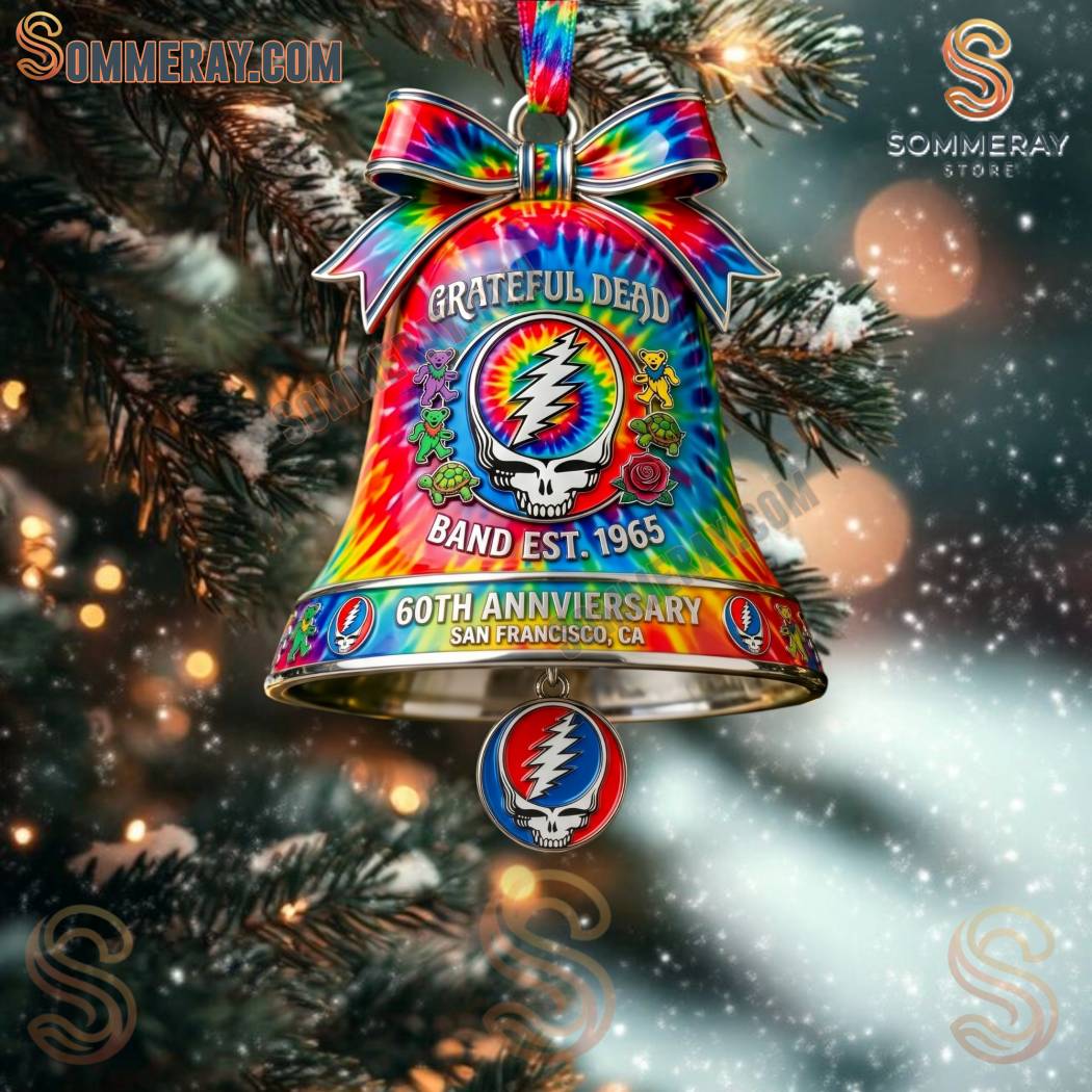 Grateful Dead 60th Anniversary Bell Ornament