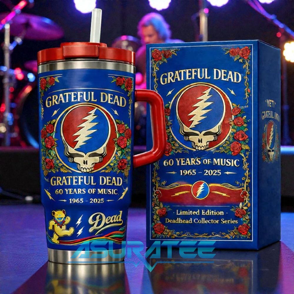 Grateful Dead 60th Anniversary Limited Edition YETI Tumbler