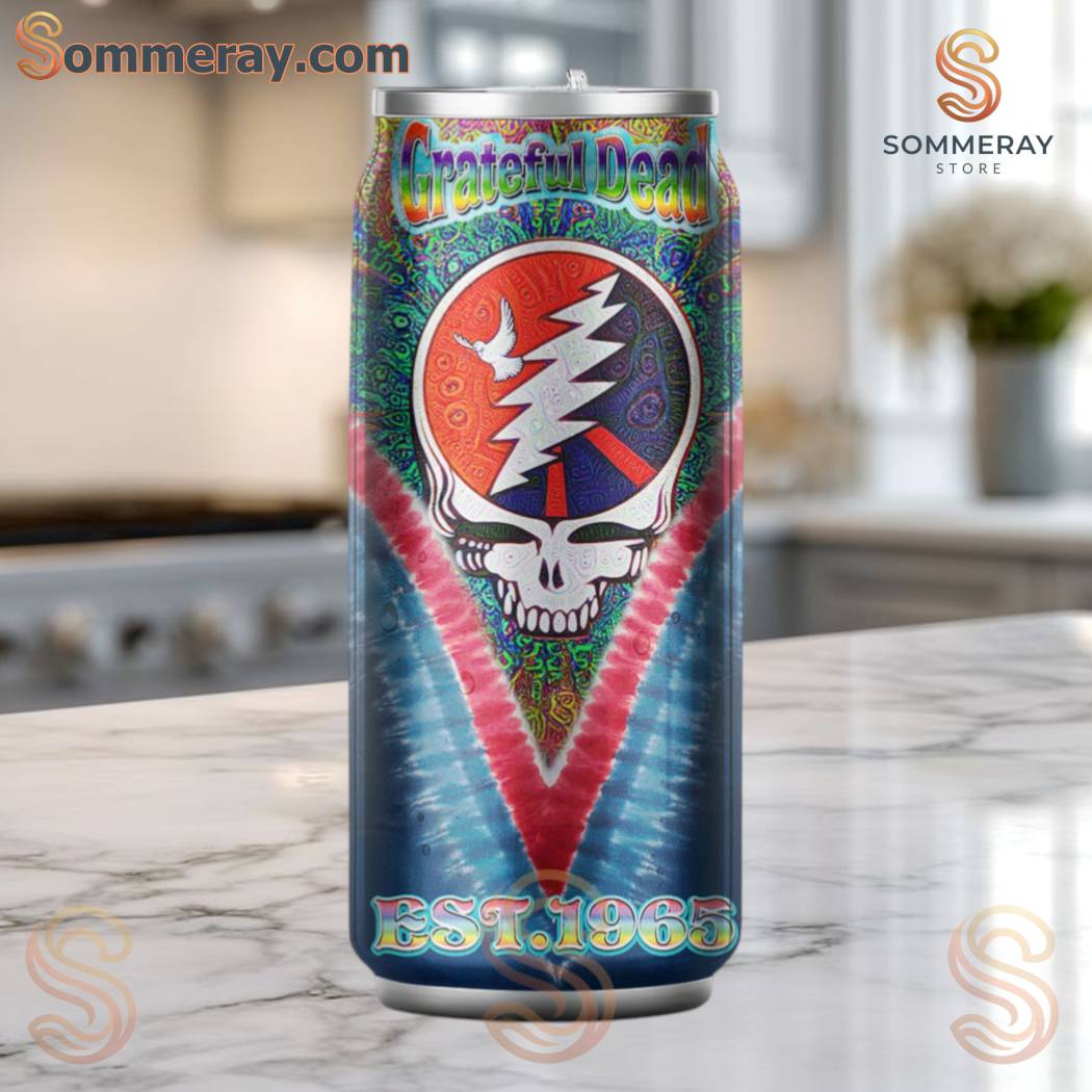 Grateful Dead Can Shaped Tumbler