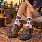 Grateful Dead Steal Your Face 3D Embossed Suede Clogs