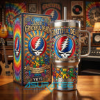 Grateful Dead Steal Your Face Right Off Your Head YETI Tumbler