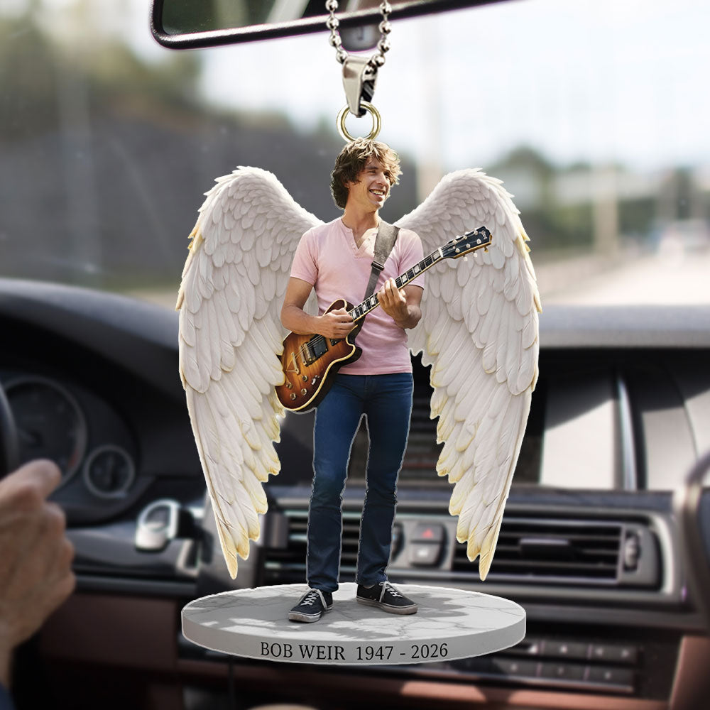 Grateful Dead x Bob Weir Custom shape 2-sided Acrylic Car Ornament – TMTHU3192