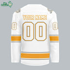 Green Bay Gamblers 2026 White Out Throwback Limited Hockey Jersey
