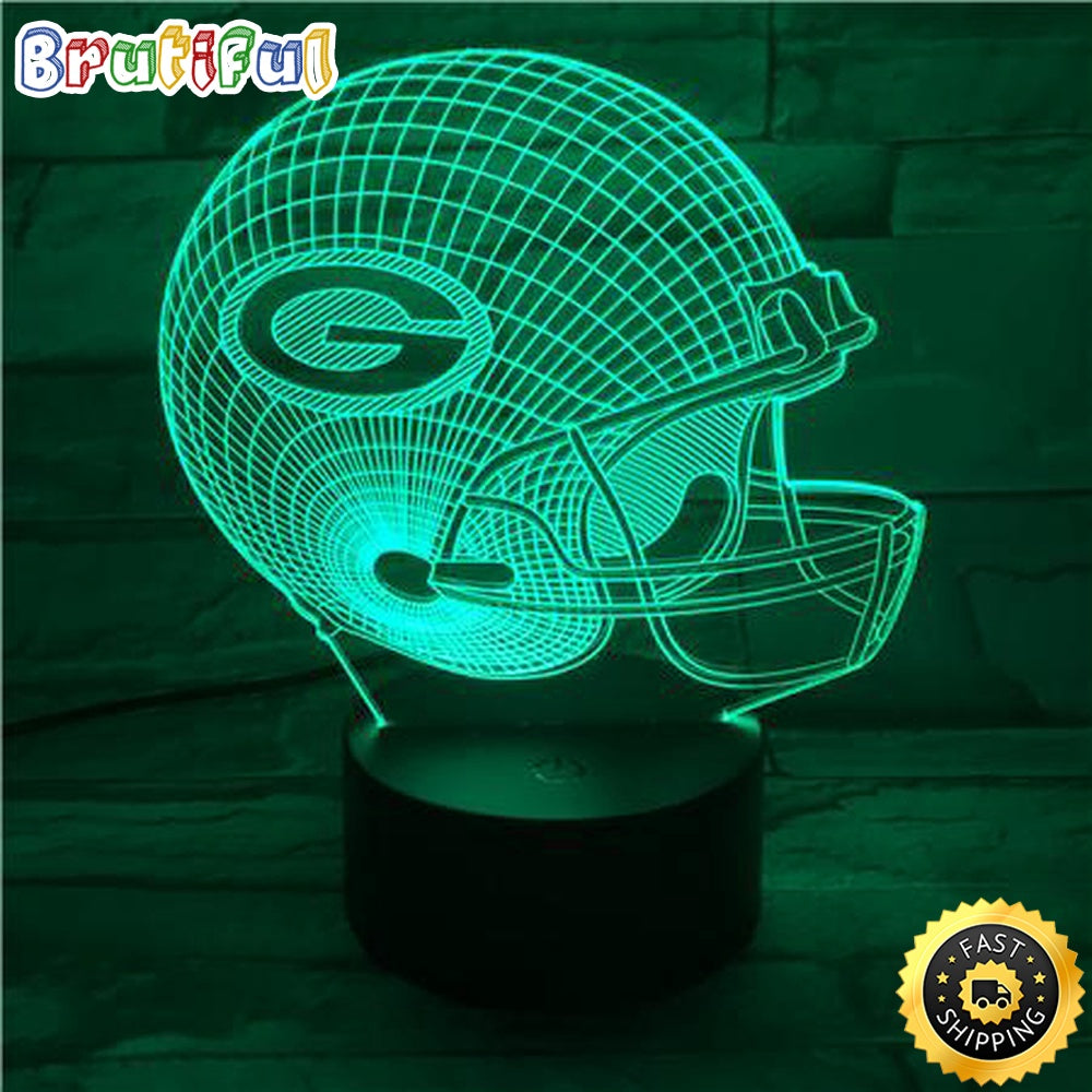 Green Bay Packers Night Light Sports 3D Illusion LED Lamp
