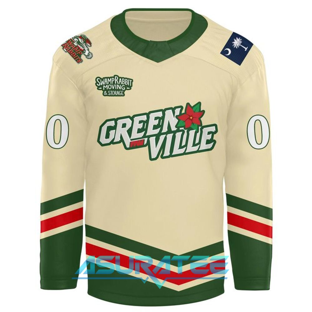 Greenville Swamp Rabbits Moving Storage Limited Edition Hockey Jersey