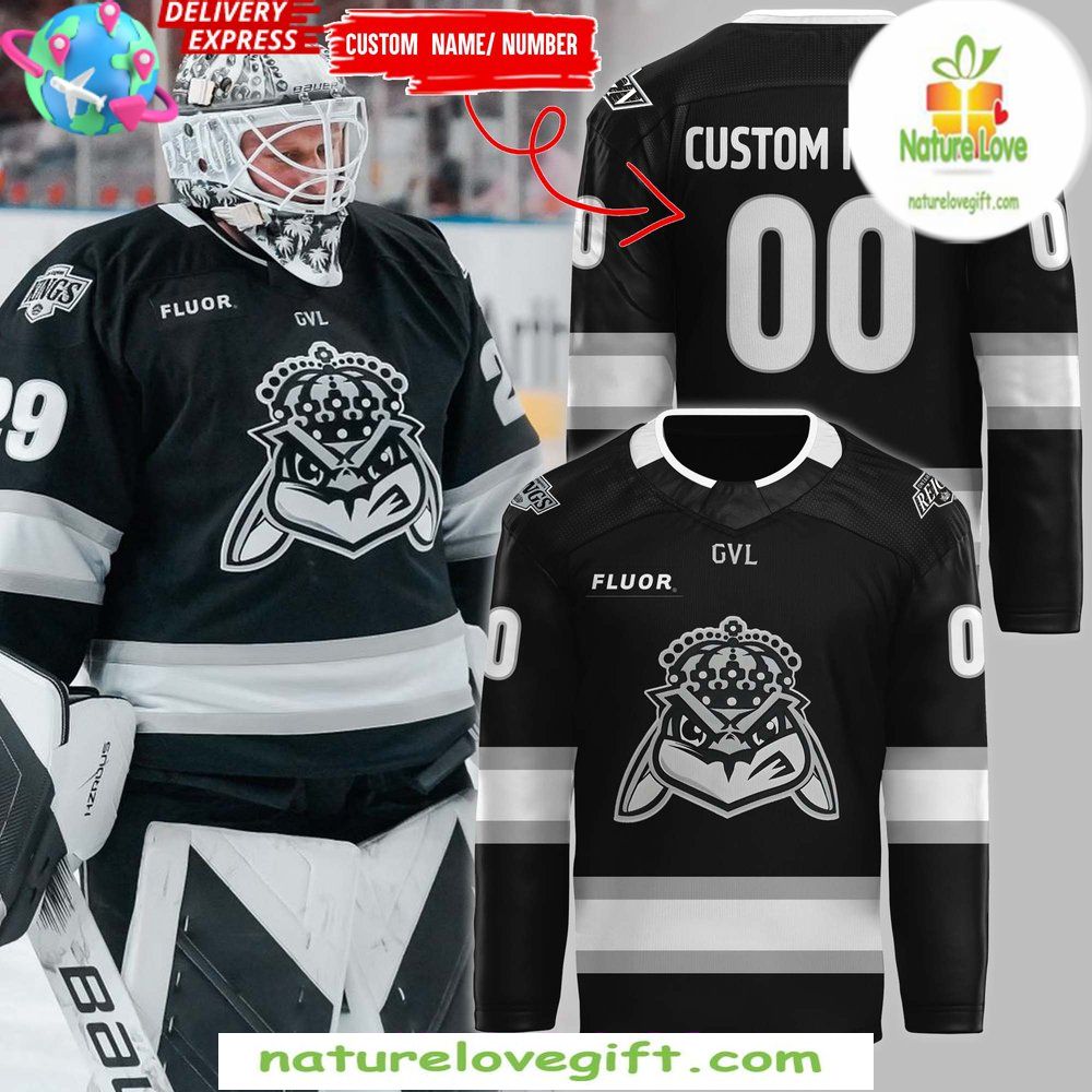 LA Kings Ontario Reign Greenville Swamp Rabbits Hockey Jersey