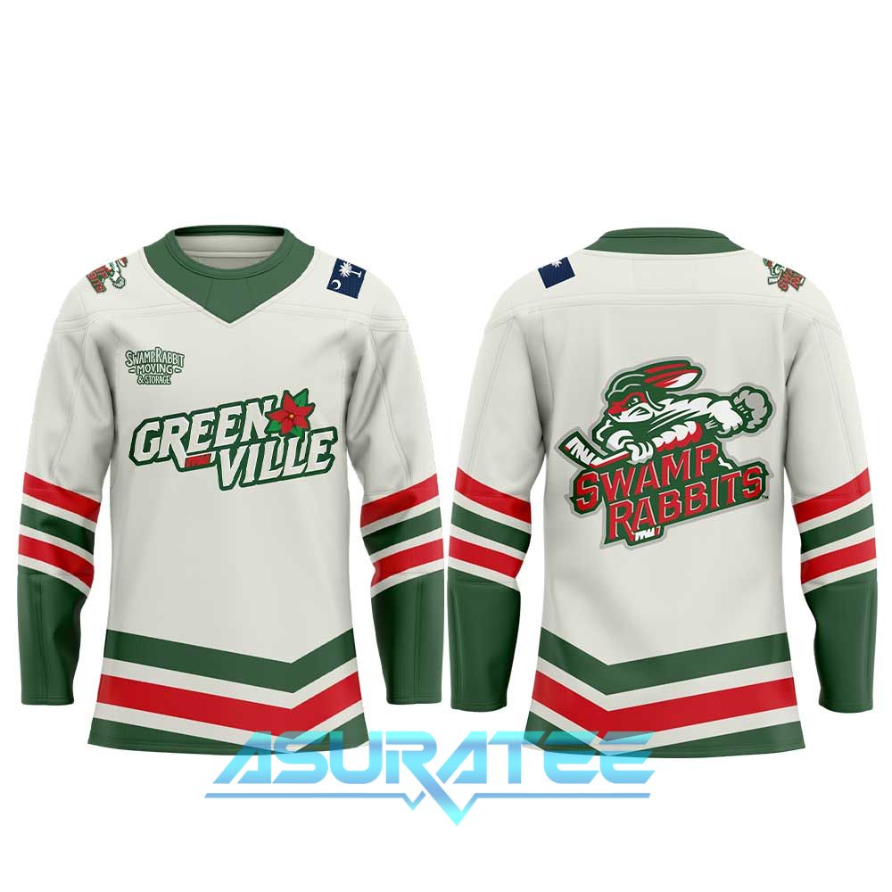 Greenville Swamp Rabbits x Teddy Bear Toss 2025 Hockey Jersey