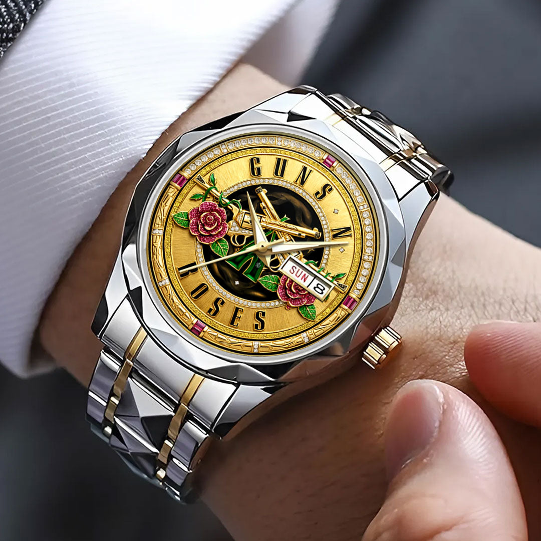 Guns N' Roses Alloy Luxury Quartz Watch – HOATT16764