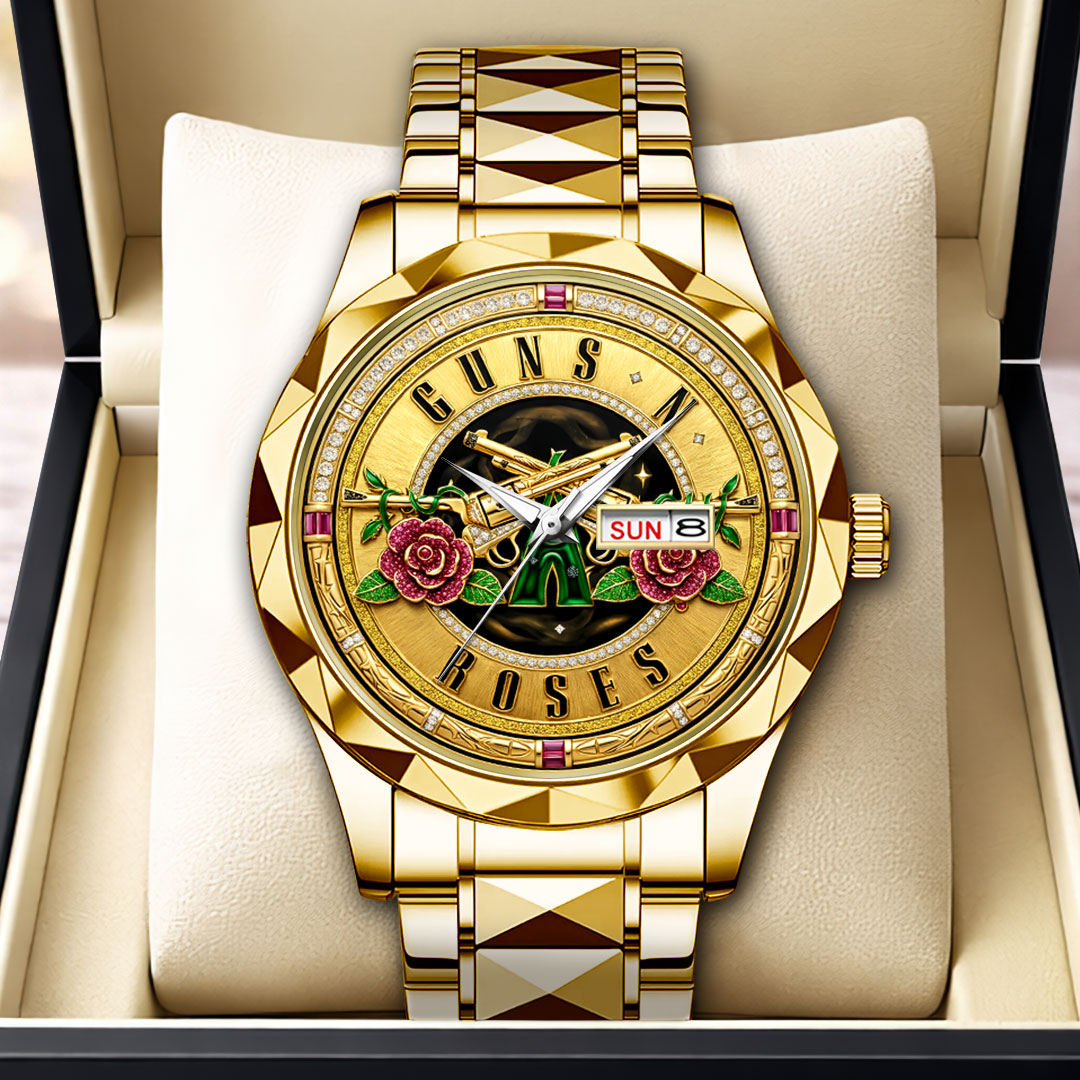 Guns N' Roses Alloy Luxury Quartz Watch – HOATT16764