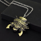 Guns N' Roses Alloy Pendant Necklace – MAITMDROP046