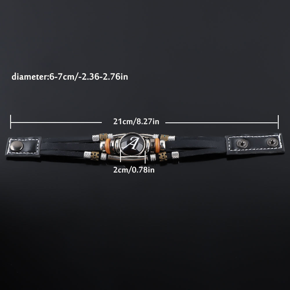 Guns N' Roses Braided Multilayer Punk Leather Bracelet – MAITMDROP113