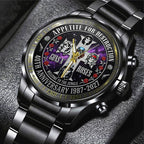 Guns N' Roses 40th Anniversary Black Stainless Steel Watch – TANTN21629