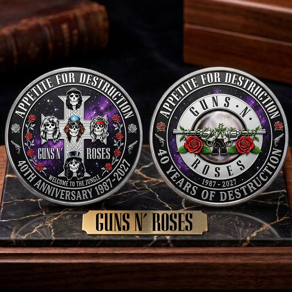 Guns N' Roses 40th Anniversary Commemorative Coin – TANTN21627