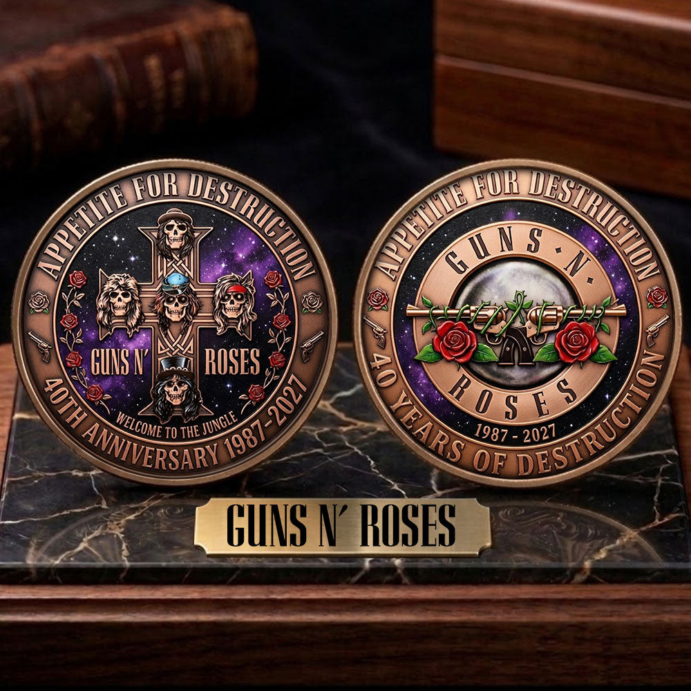 Guns N' Roses 40th Anniversary Commemorative Coin – TANTN21627