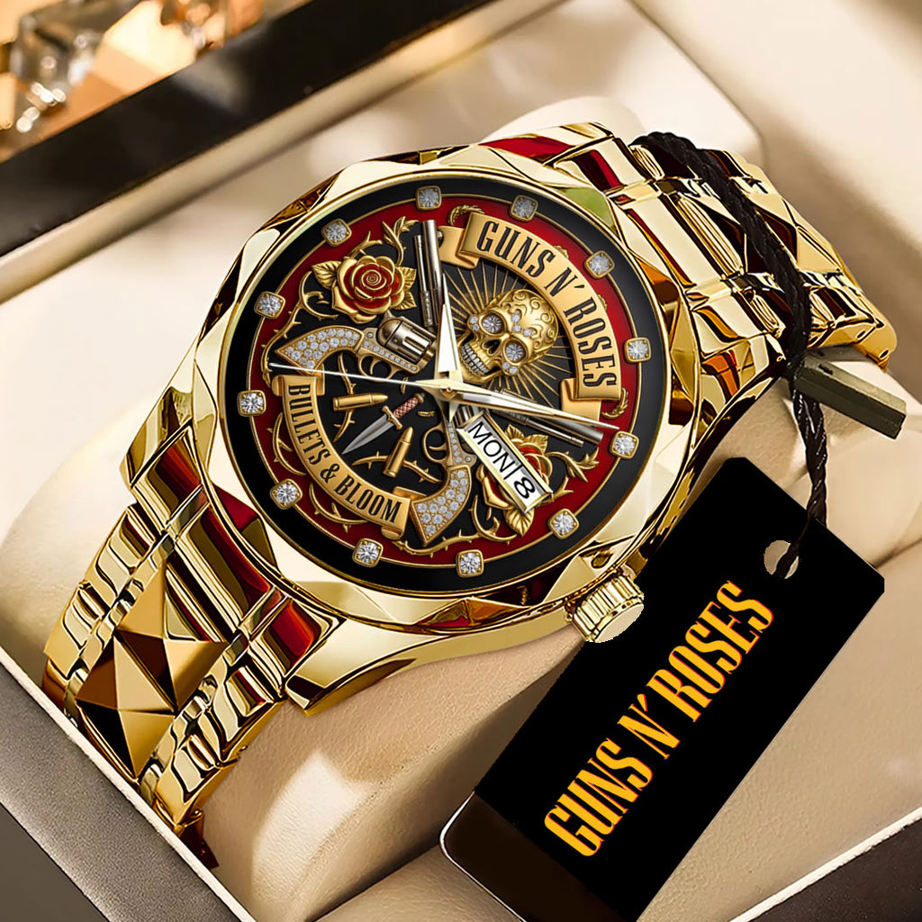 Guns N' Roses Alloy Luxury Quartz Watch – TANTN23134