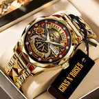 Guns N' Roses Alloy Luxury Quartz Watch – TANTN23134