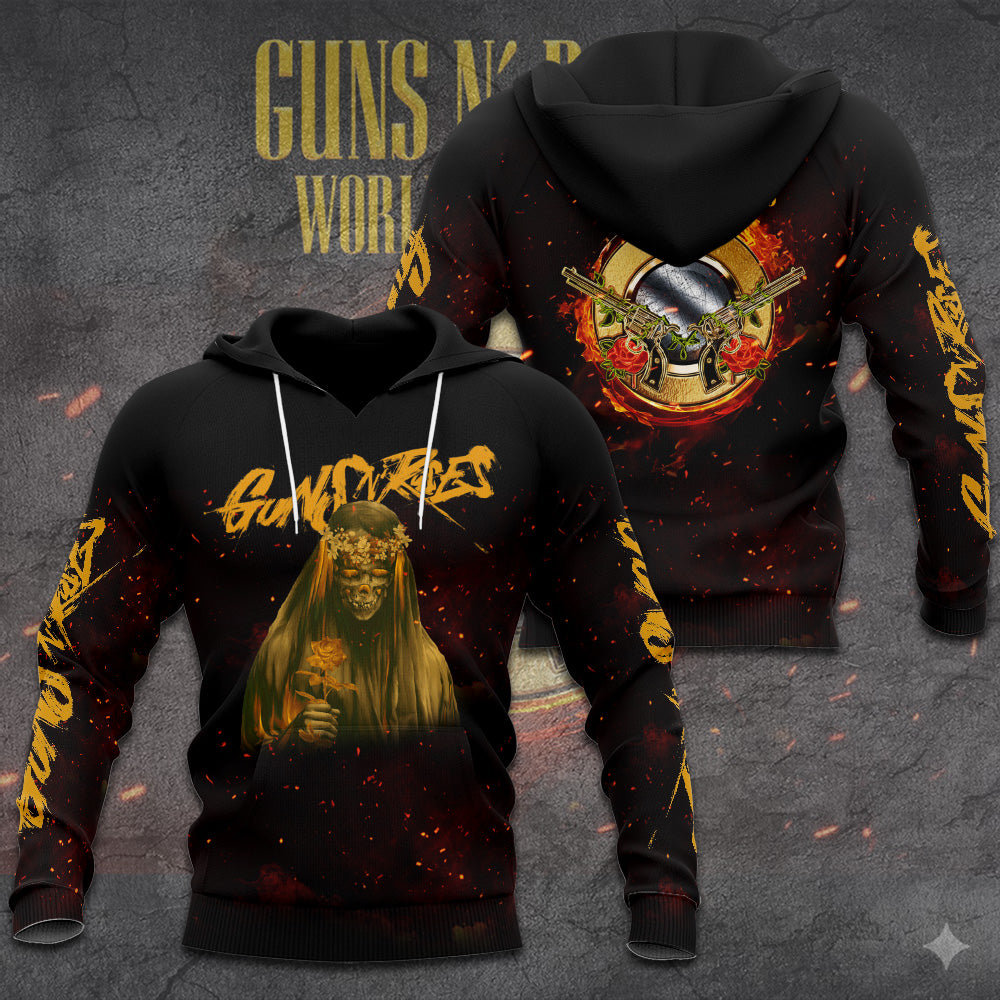 Guns N' Roses Tour 2026 3D Apparel – GNE6125