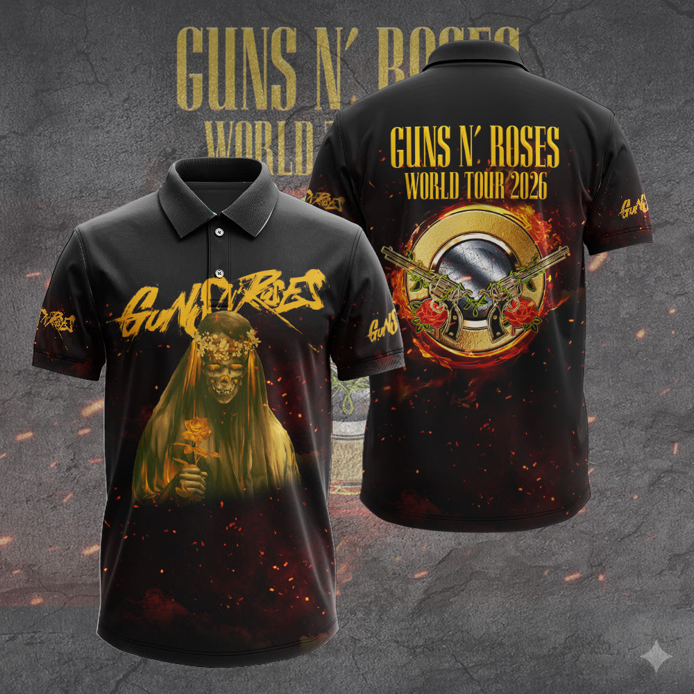 Guns N' Roses Tour 2026 3D Apparel – GNE6125