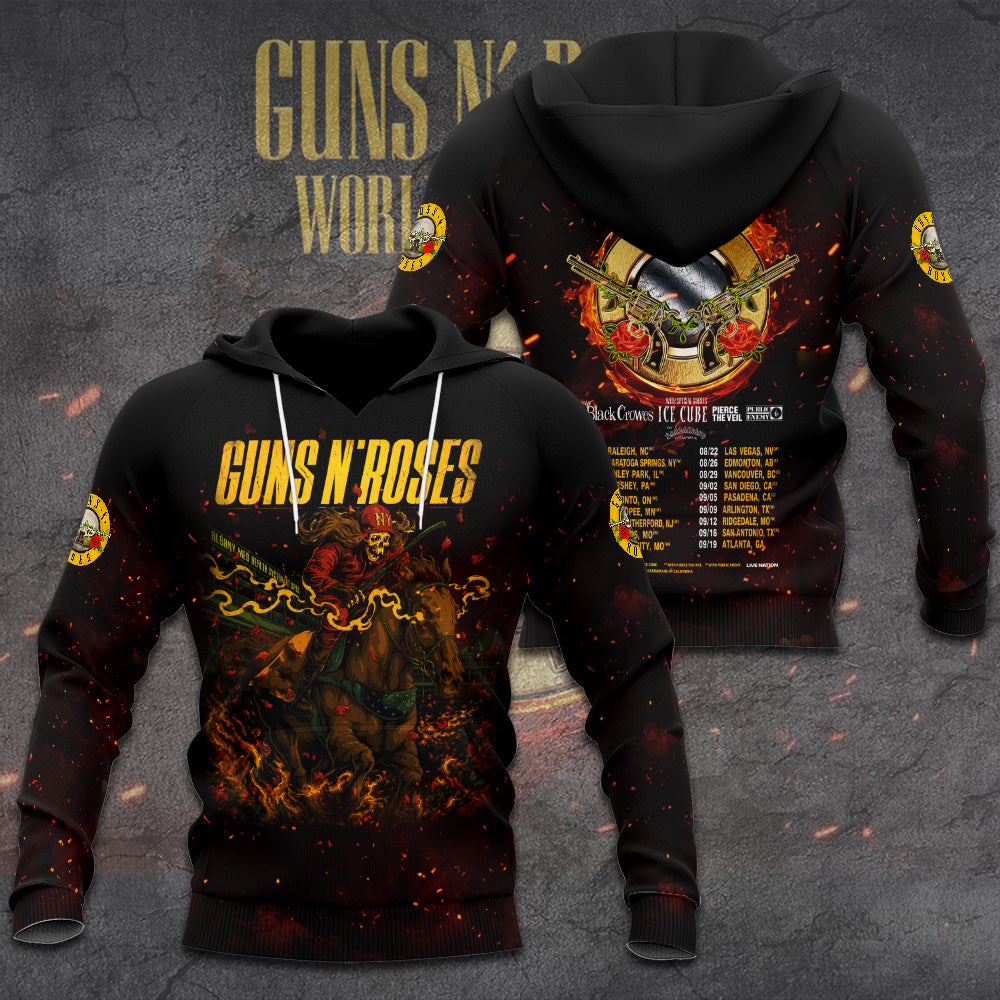 Guns N' Roses Tour 2026 3D Apparel – GNE8024