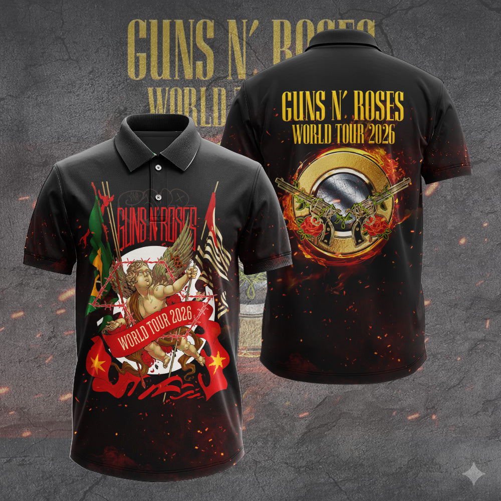 Guns N' Roses Tour 2026 3D Apparel – GNE6043