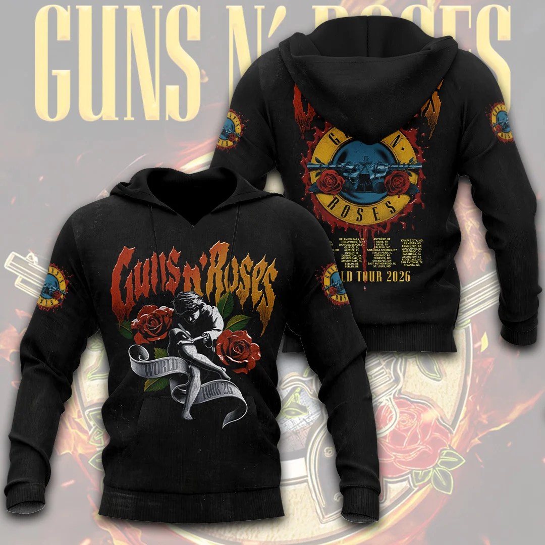 Guns N' Roses 2026 3D Apparel – GNE8201