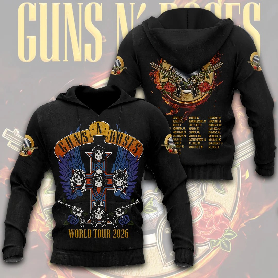 Guns N' Roses 2026 3D Apparel – GNE8202