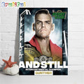 Gunther And Still Intercontinental Champion At WWE Money In The Bank Wall Art Poster Canvas