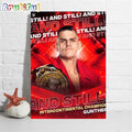 Gunther And Still WWE Intercontinental Champion Wall Art Poster Canvas