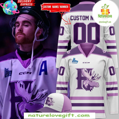 2026 Halifax Mooseheads Cancer Awareness Jersey
