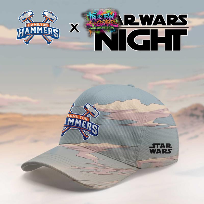Hamilton Hammers 2026 Star Wars Night Limited Edition Hockey Jersey