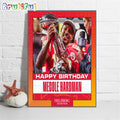 Happy Birthday Mecole Hardman To The Guy Sealed Our Super Bowl Win Wall Art Poster Canvas