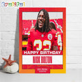 Happy Birthday Nick Bolton Kansas City Chiefs Wall Art Poster Canvas