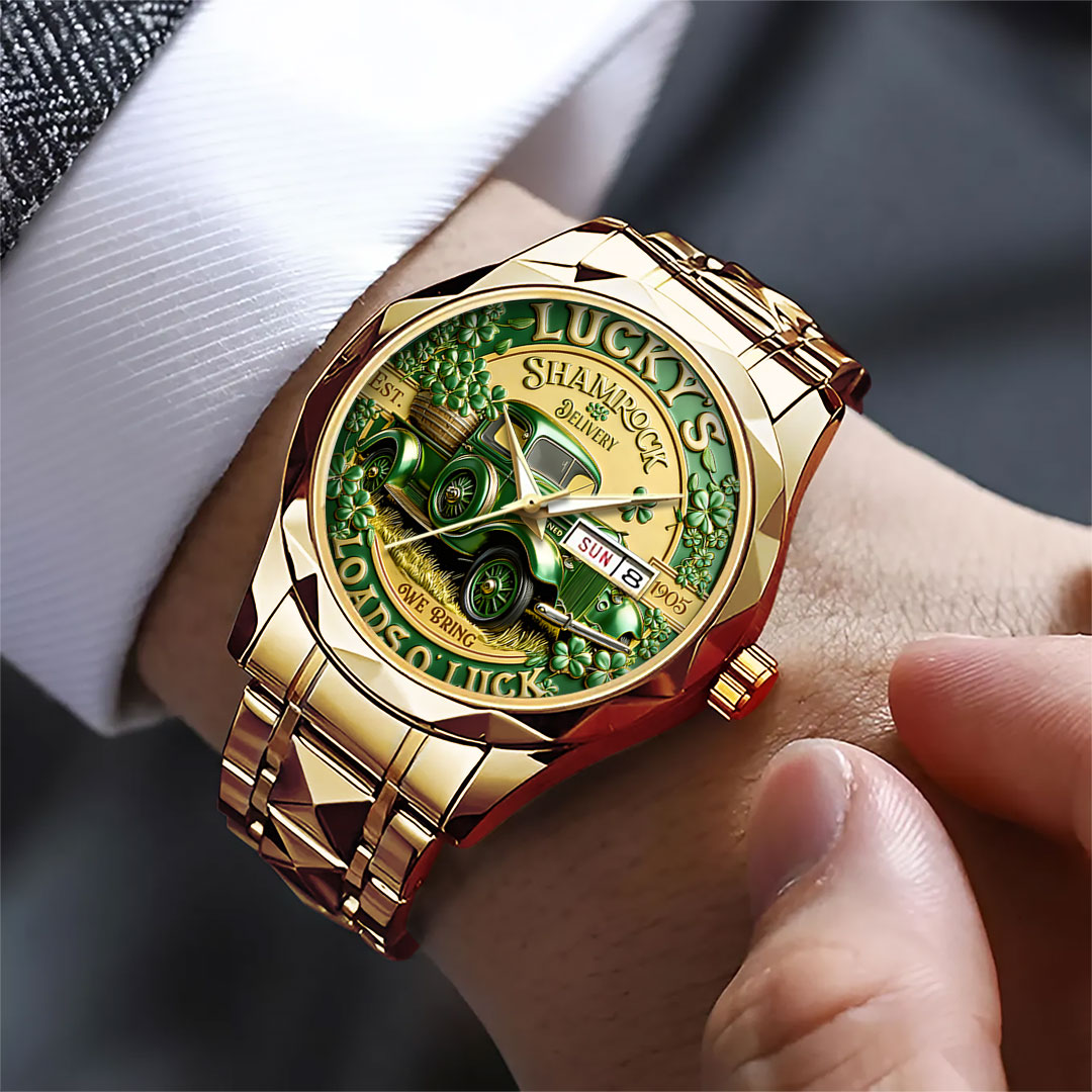 Happy St. Patrick's Day Alloy Luxury Quartz Watch – TANTN20185