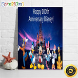 Happy 100th Anniversary Disney Poster