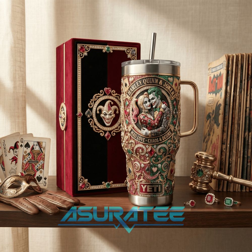Harley Quinn & Joker Mad Love Special YETI Tumbler