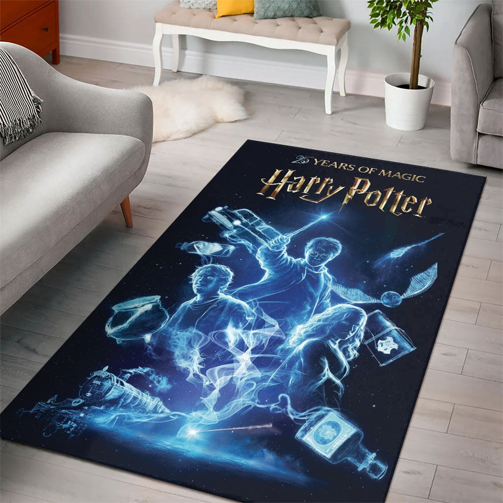 Harry Potter 25th Anniversary Rectangular Rug – TMTHU7337