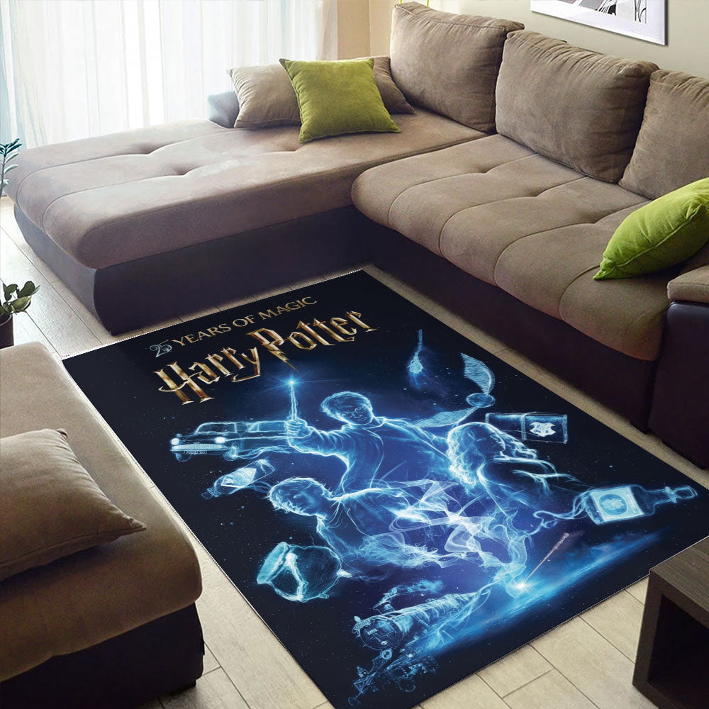Harry Potter 25th Anniversary Rectangular Rug – TMTHU7337
