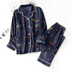 Harry Potter Satin Pajama Set with Piping – TMTHU7091