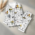 Harry Potter Satin Pajama Set with Piping – HOATT20348