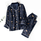 Harry Potter Satin Pajama Set with Piping – TMTHU8974