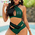 Hawaii Rainbow Warriors Women Bikini Set Sporty Bikini Sets
