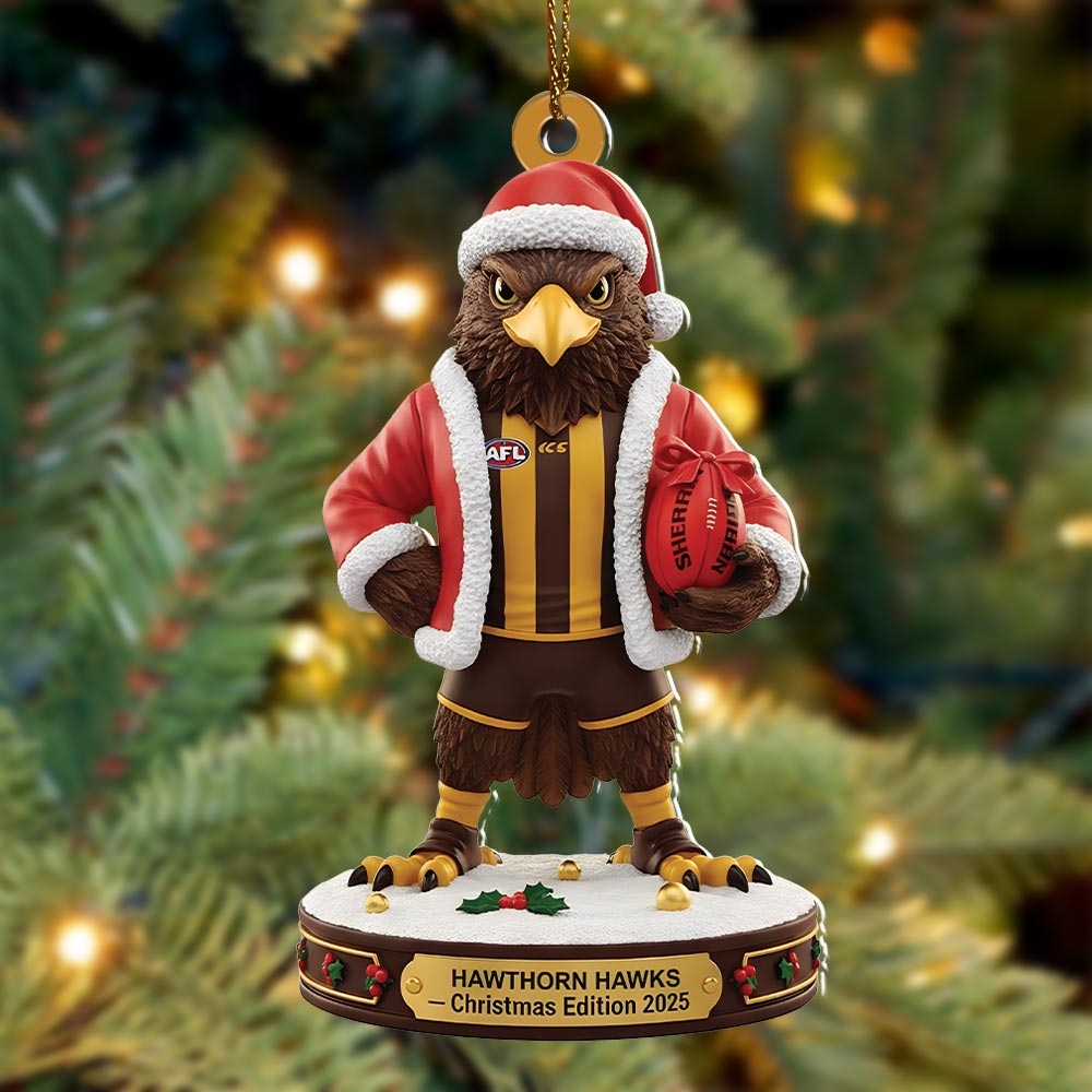Hawthorn FC Custom Shape 2-sided Acrylic Ornament – HOATT14733