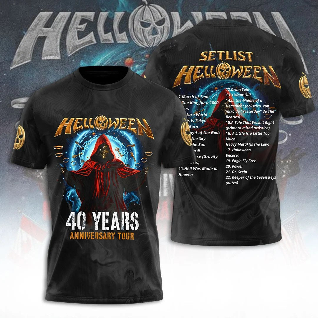 Helloween 40 Years Anniversary Tour 3D Apparel – TANTN25532