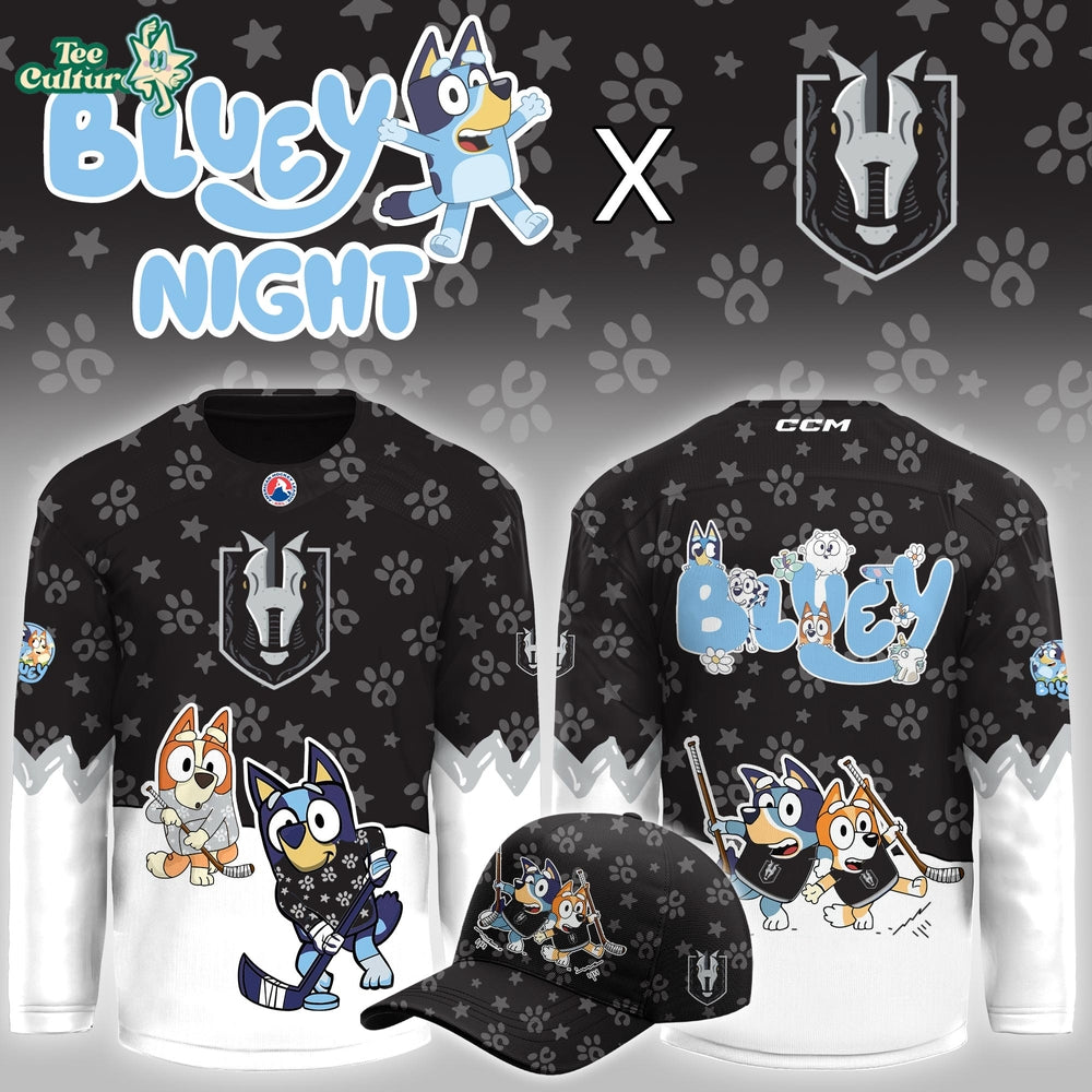 Henderson Silver Knights Bluey Night Game Limited Hockey Jersey