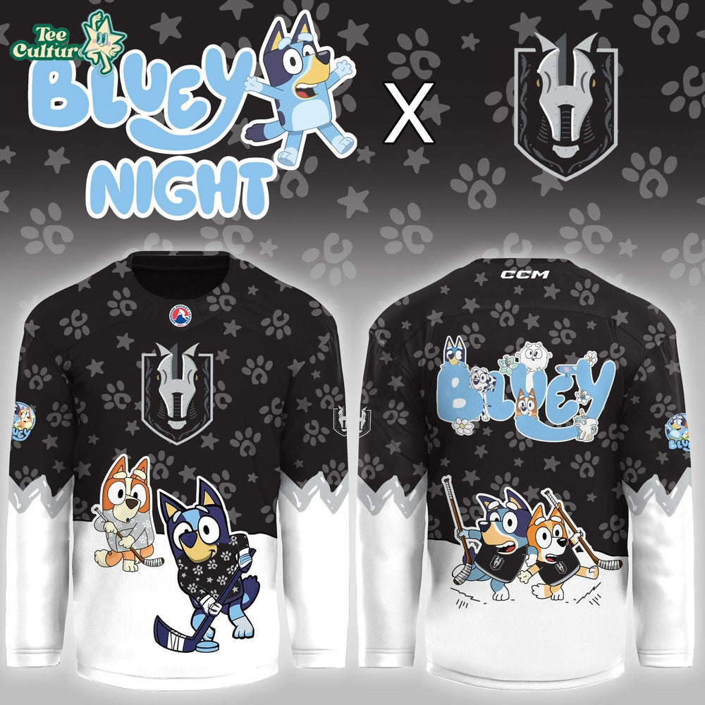 Henderson Silver Knights Bluey Night Game Limited Hockey Jersey