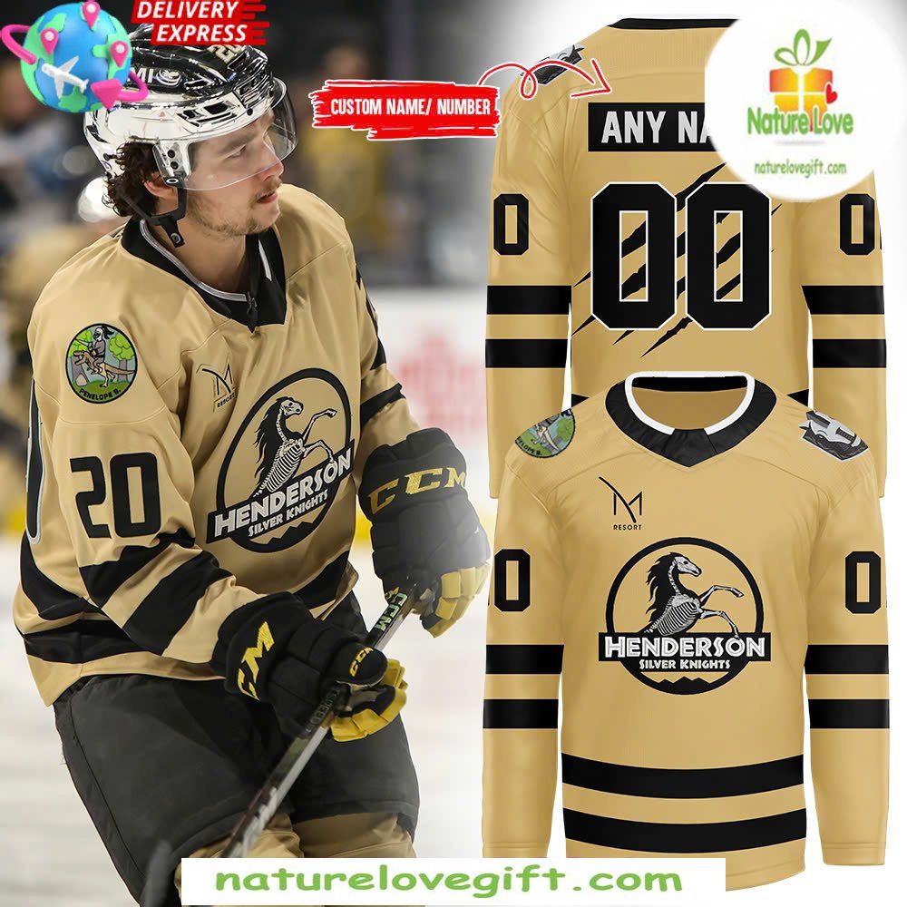 Henderson Silver Knights Jersey Jurassic Knight Special Edition