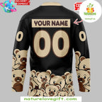 Hershey Bears Black Hockey Jersey Christmas Holiday Special