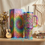 Hippie Iconic Free Spirit Peace Limited Edition YETI Tumbler