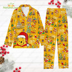 Ho Ho Ho Ho Merry Christmas​ Santa Pooh Winnie The Pooh Pajamas