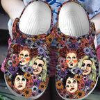 Hocus Pocus Witches Sanderson Sisters Floral Crocs